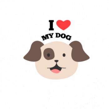 I love my dogs - kreslený