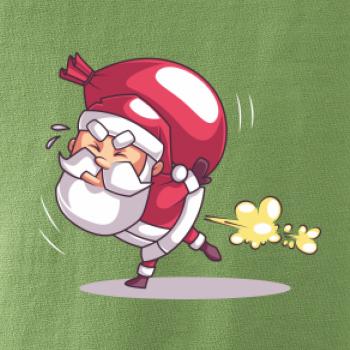 Santa nese težký náklad