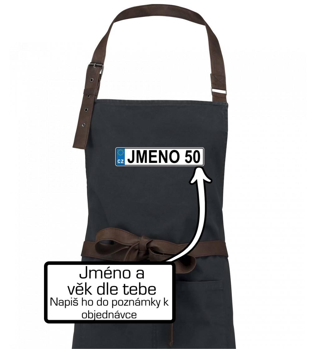 SPZ vlastní jméno - Zástěra Vintage