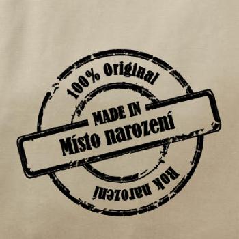 Etiketa - Original - město a rok narození