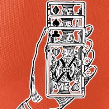 Poker ruka s kartama