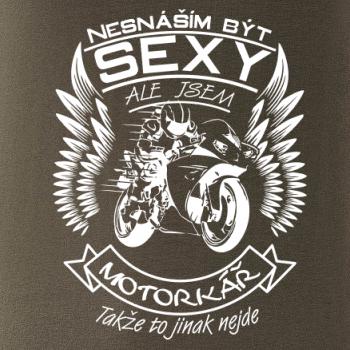 Nesnáším být sexy - motorkář, motorkářka (motorka) Nesnáším být sexy - motorkář, motorkářka (motorka)