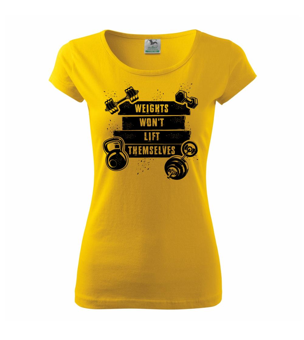 Weights wont lift themselfs