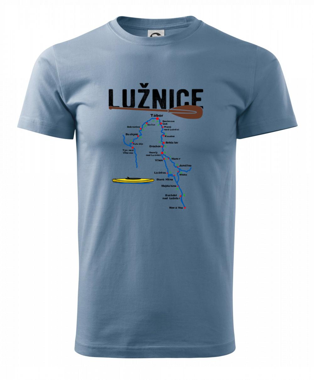 Mapa řeky Lužnice Mapa řeky Lužnice