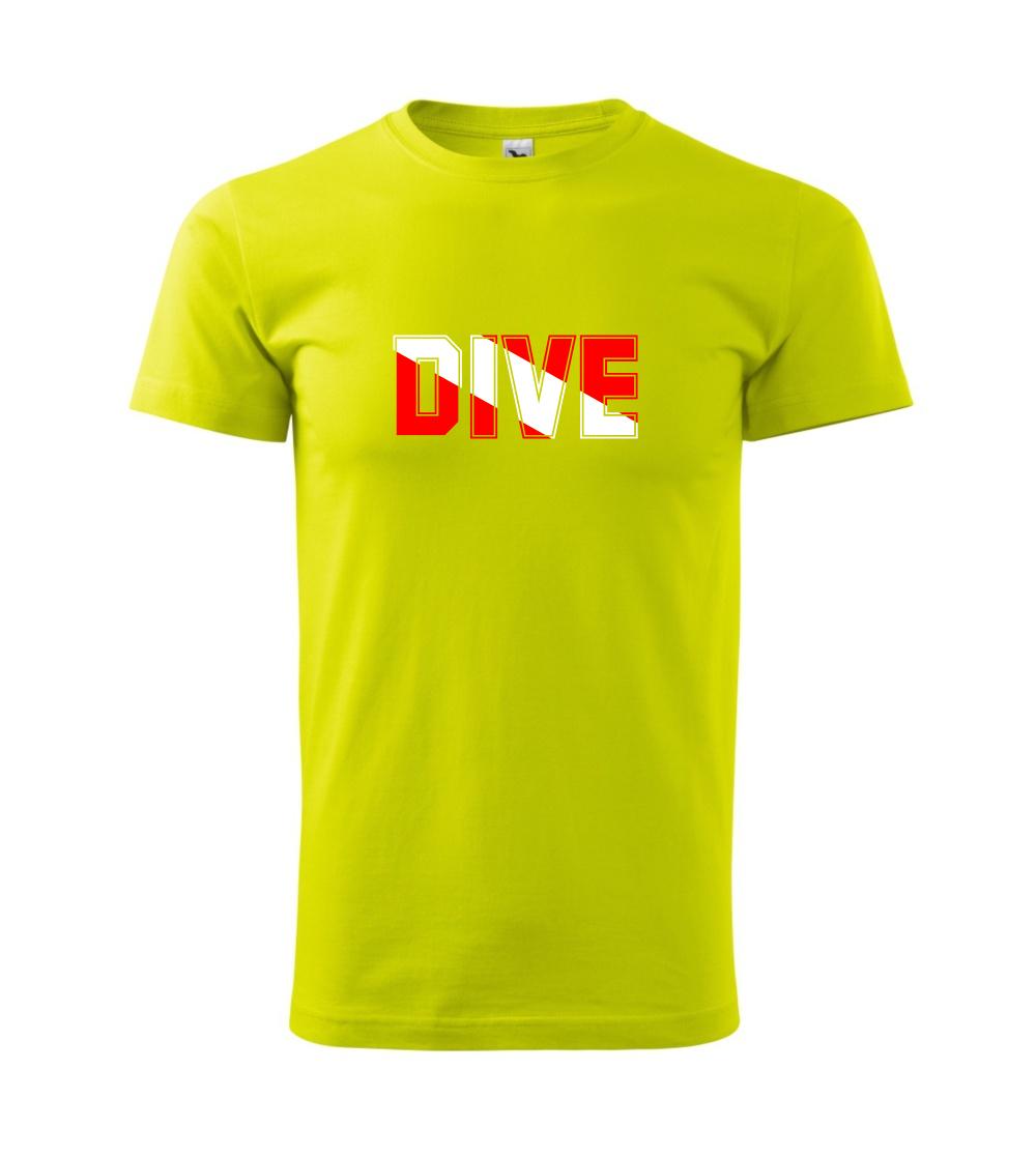 Dive nápis vlajka Dive nápis vlajka
