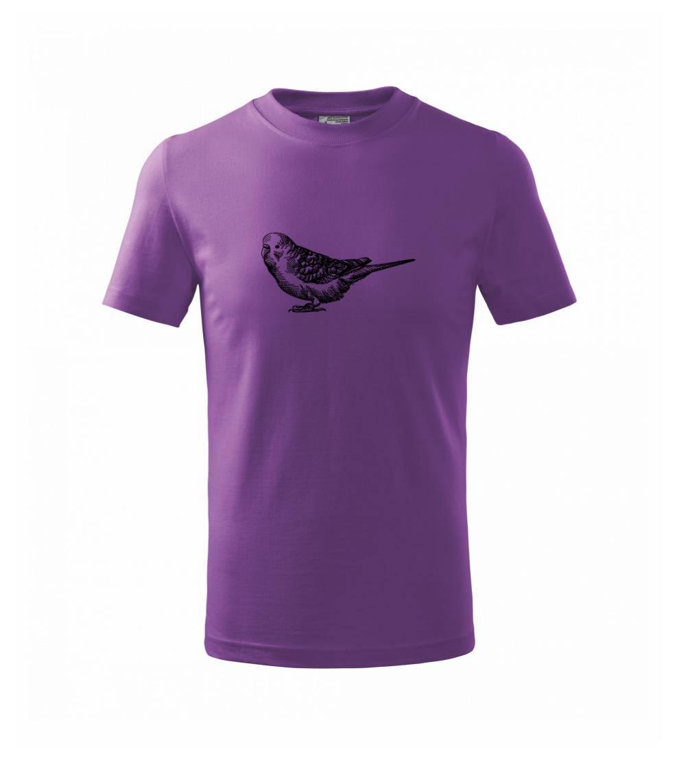 Tužkou kreslený Papoušek