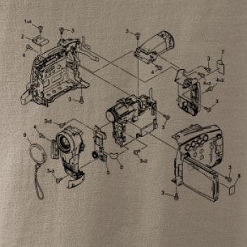 Nákres videokamera stará