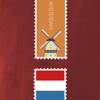 Amsterdam známka barevná