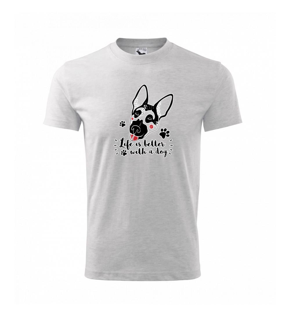 German shepherd - life is a better with dog