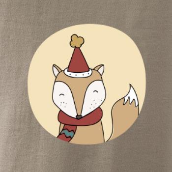 Vánoční liška v kolečku