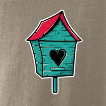 Barevná budka pro ptáky