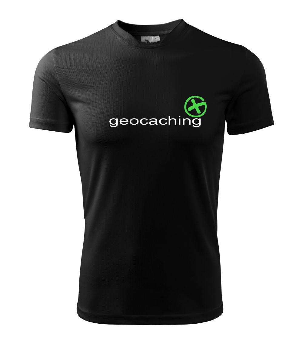 Geocaching nápis - Dětské triko Fantasy sportovní (dresovina)