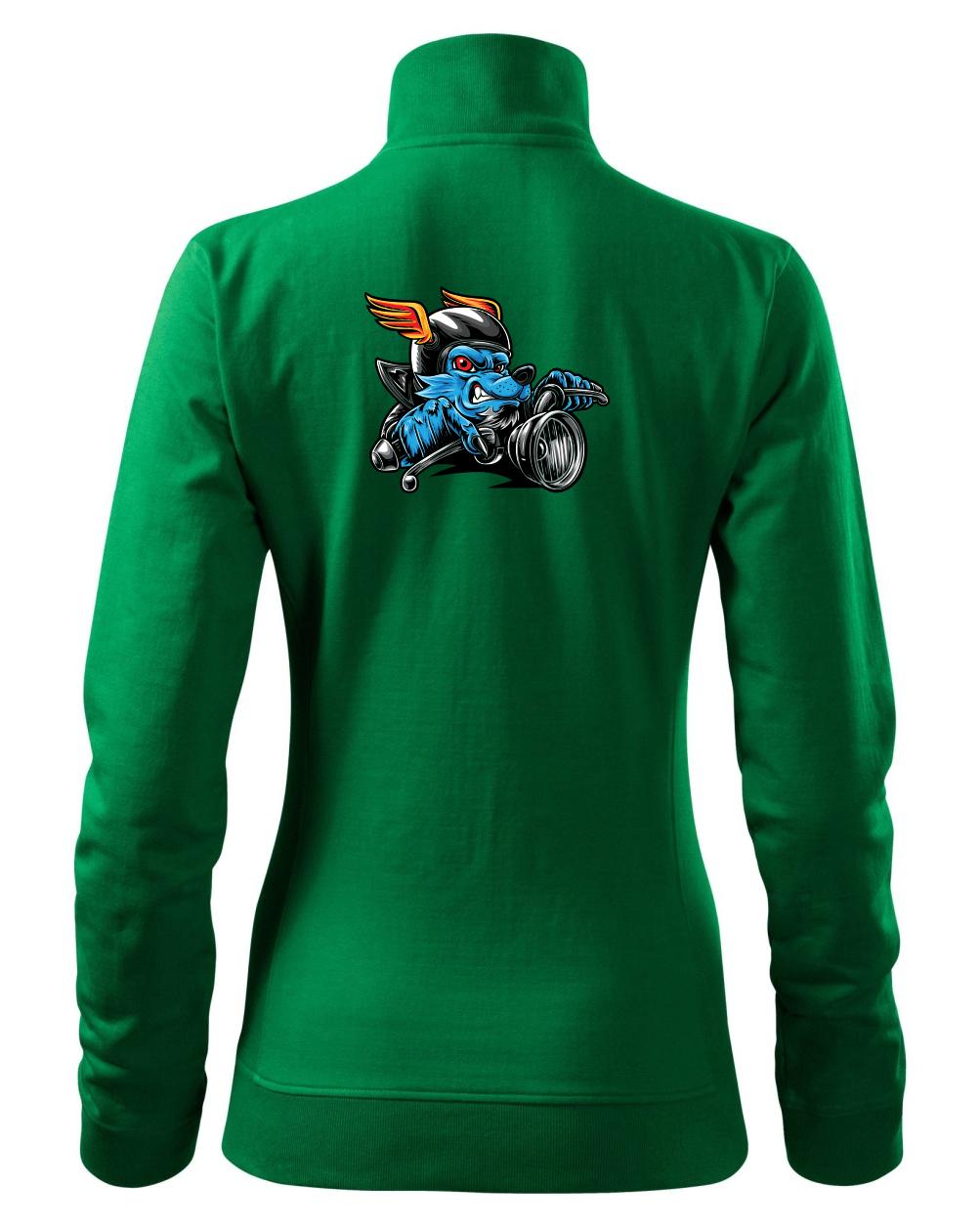 Motorkář vlk Motorkář vlk