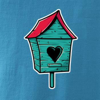 Barevná budka pro ptáky