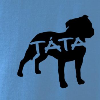 Stafordširský bullteriér táta obrys