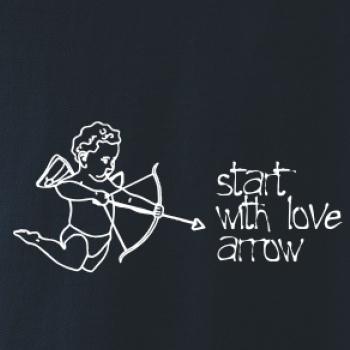 Start with love arrow