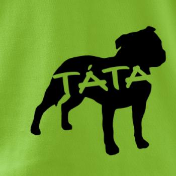 Stafordširský bullteriér táta obrys