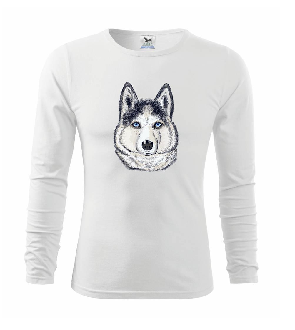 Husky hlava - kreslený