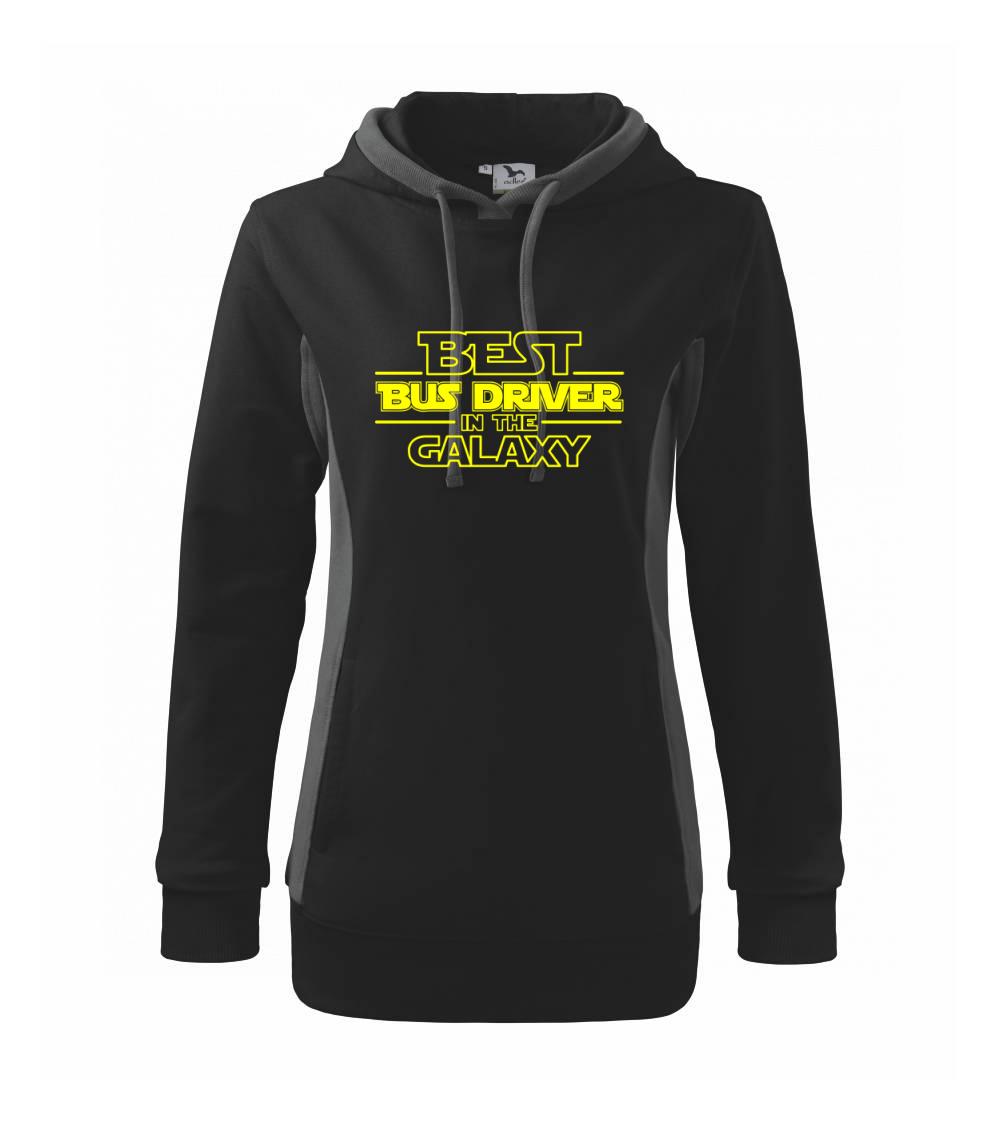 Best bus driver in galaxy - Mikina dámská Kangaroo s kapucí