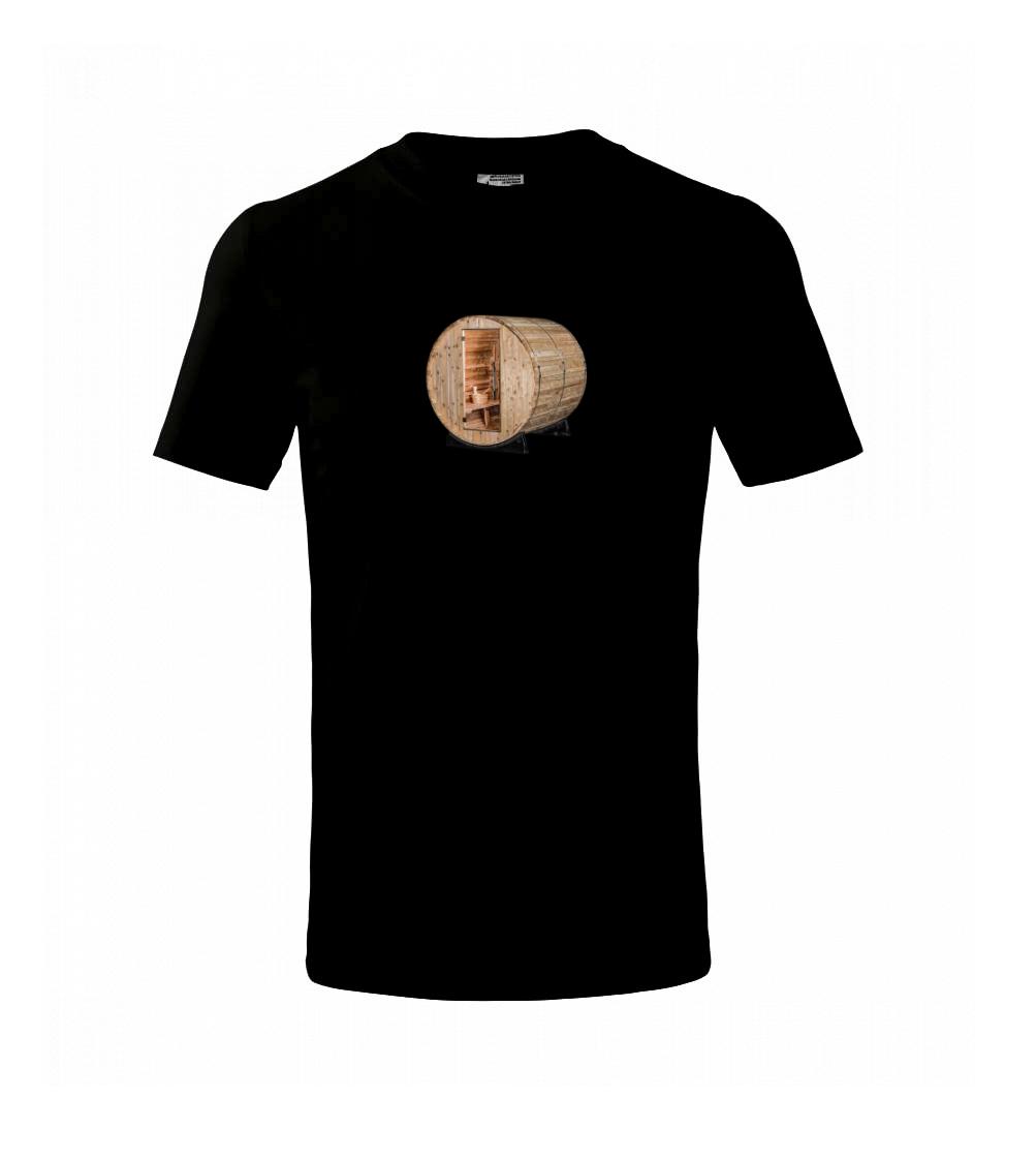 Venkovní sauna z boku