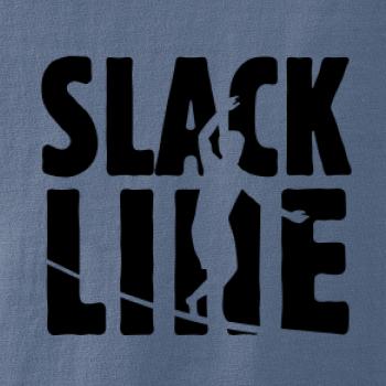 Slackline nápis Slackline nápis