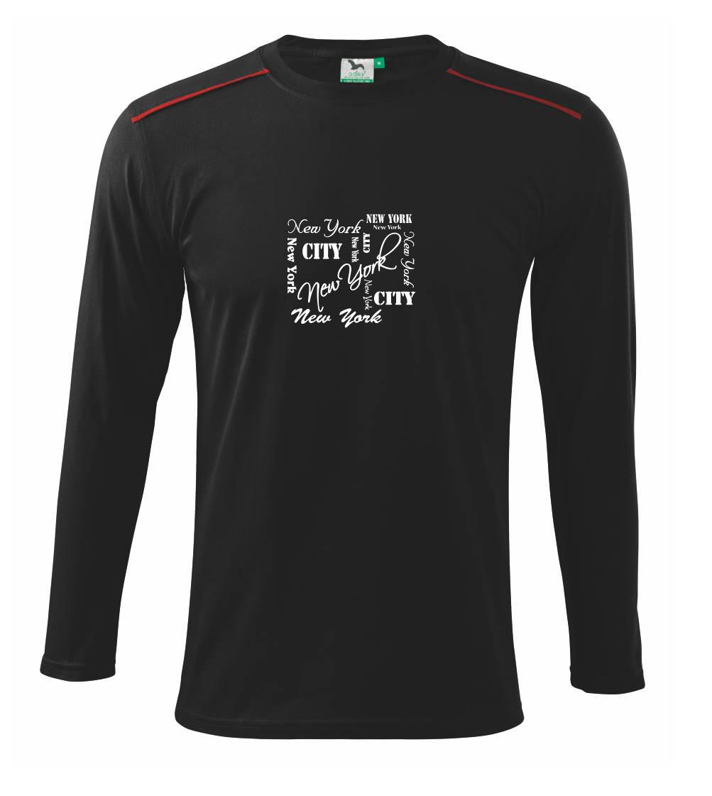 New York City font - Triko s dlouhým rukávem Long Sleeve
