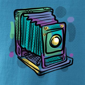 Foťák barevný starý - jedna čočka