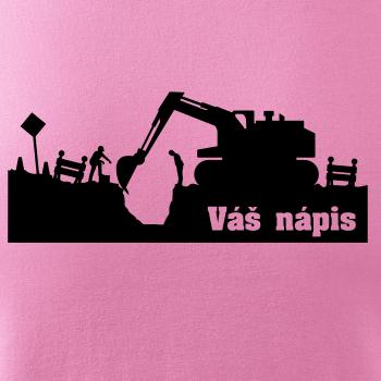 Zemní práce - silueta (váš text)