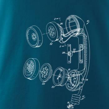 Nákres telefonní sluchátko staré