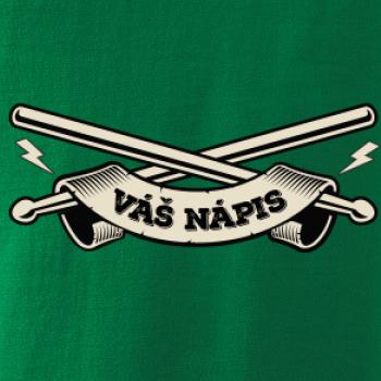 Rock paličky vlastní nápis