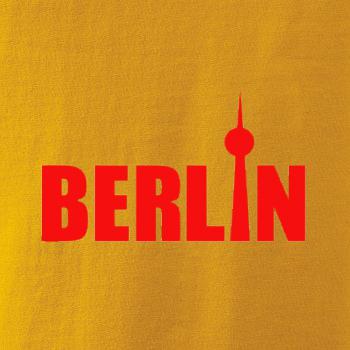 Berlin nápis věž Berliner Fernsehturm