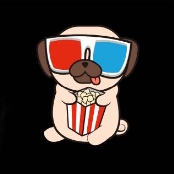 Mops a 3D brýle