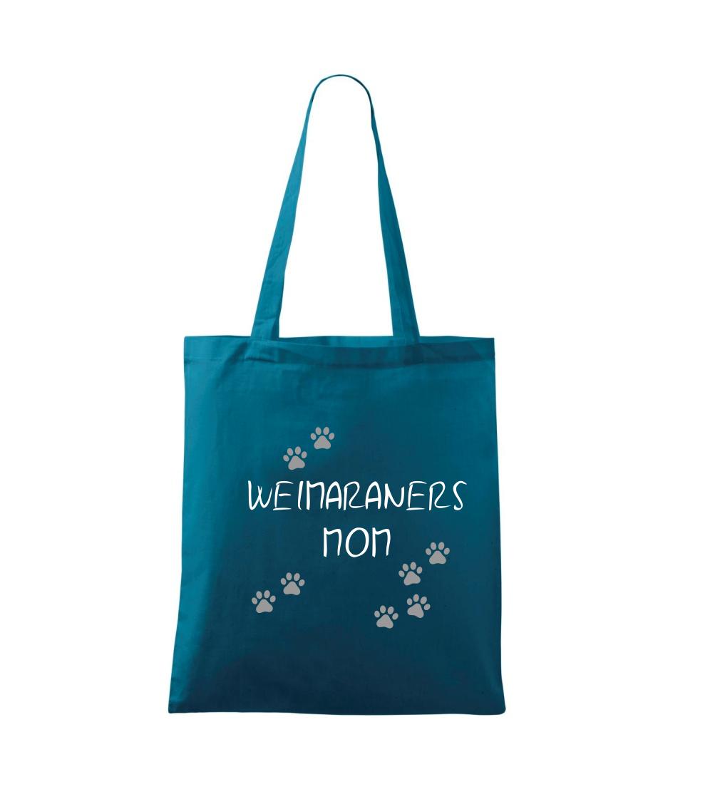 Weimaraners mom (Výmarský ohař)  (Reflexní tlapky) - Taška malá