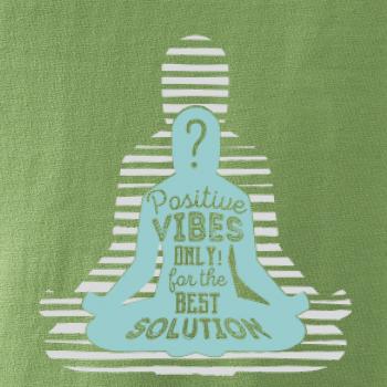 Joga - think positive šedá