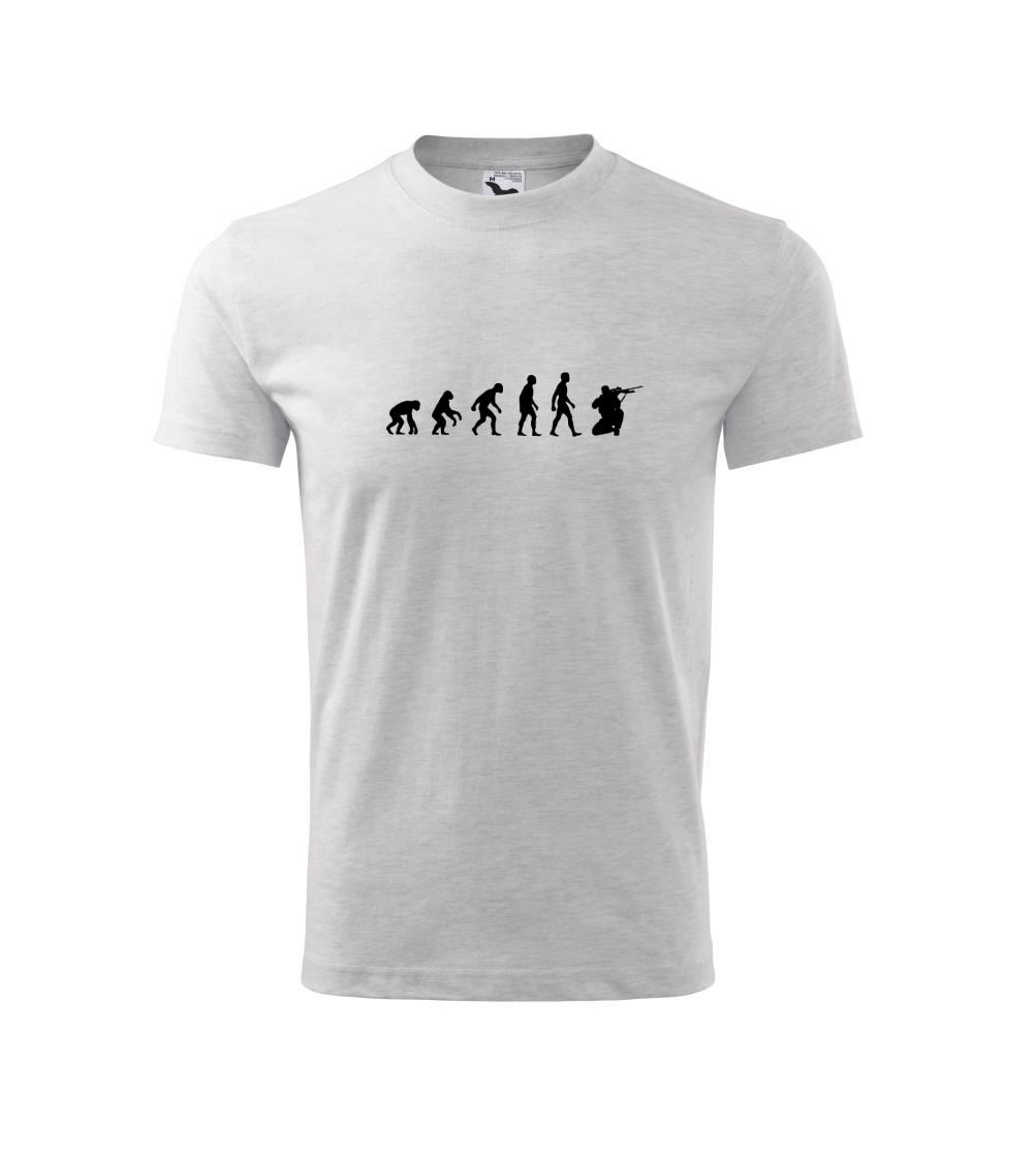 Evoluce vojáka - sniper - Triko dětské basic