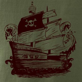 Pirátská loď malovaná