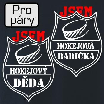 Hokejový děda / hokejová babička - puk Hokejový děda / hokejová babička - puk