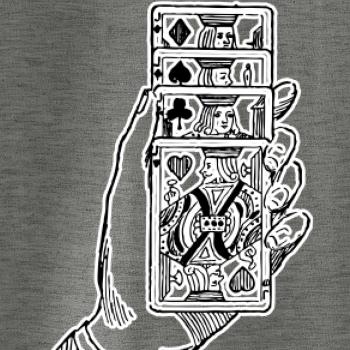 Poker ruka s kartama