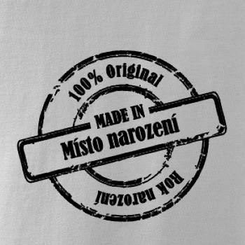 Etiketa - Original - město a rok narození