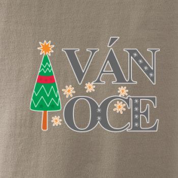 Napis Vánoce se stromkem