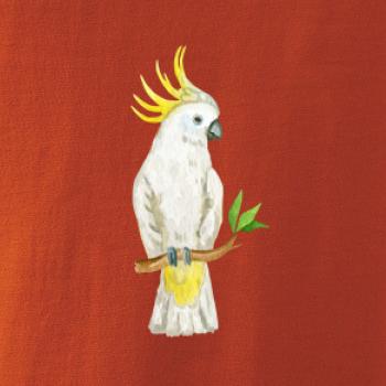 Papoušek Kakadu kreslený