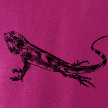 Tužkou kreslený Leguán 