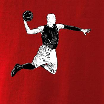 Basketbalista ve výskoku