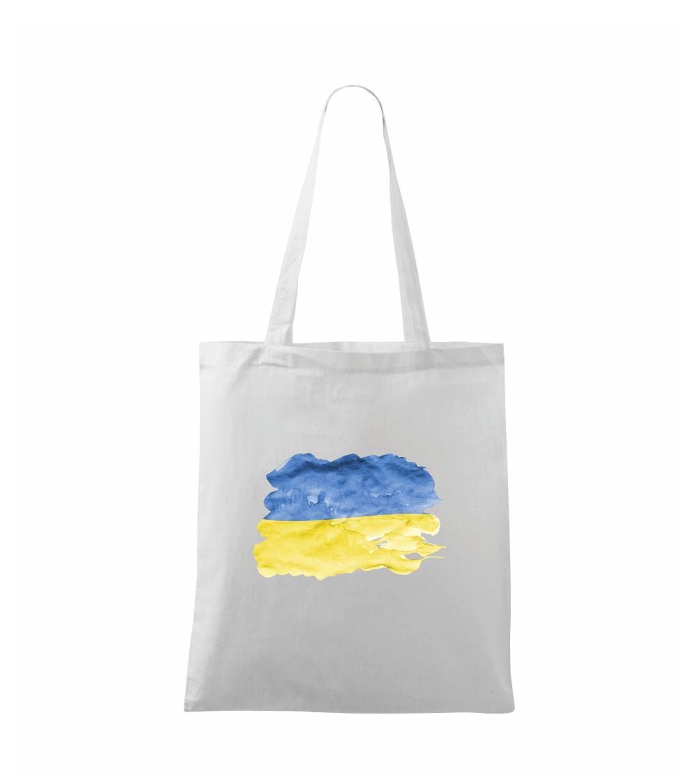 Ukrajina vlajka rozpitá - Taška malá