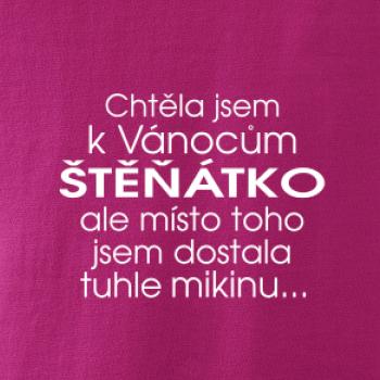 Chtěla jsem k Vánocům stěňátko