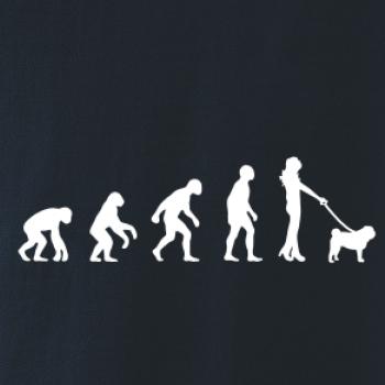 Evoluce pes Mops (muž-žena)