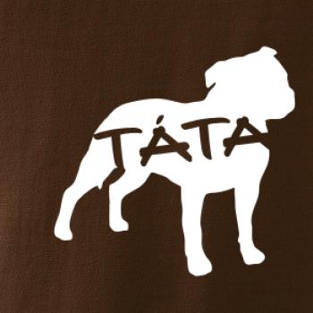 Stafordširský bullteriér táta obrys