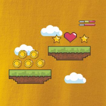 Gamer - stará hra - mince a mraky