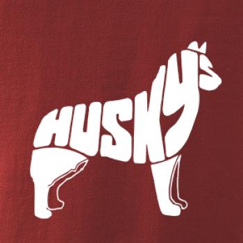 Husky - text v těle