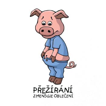 Přežírání zmenšuje oblečení (Hana-creative)